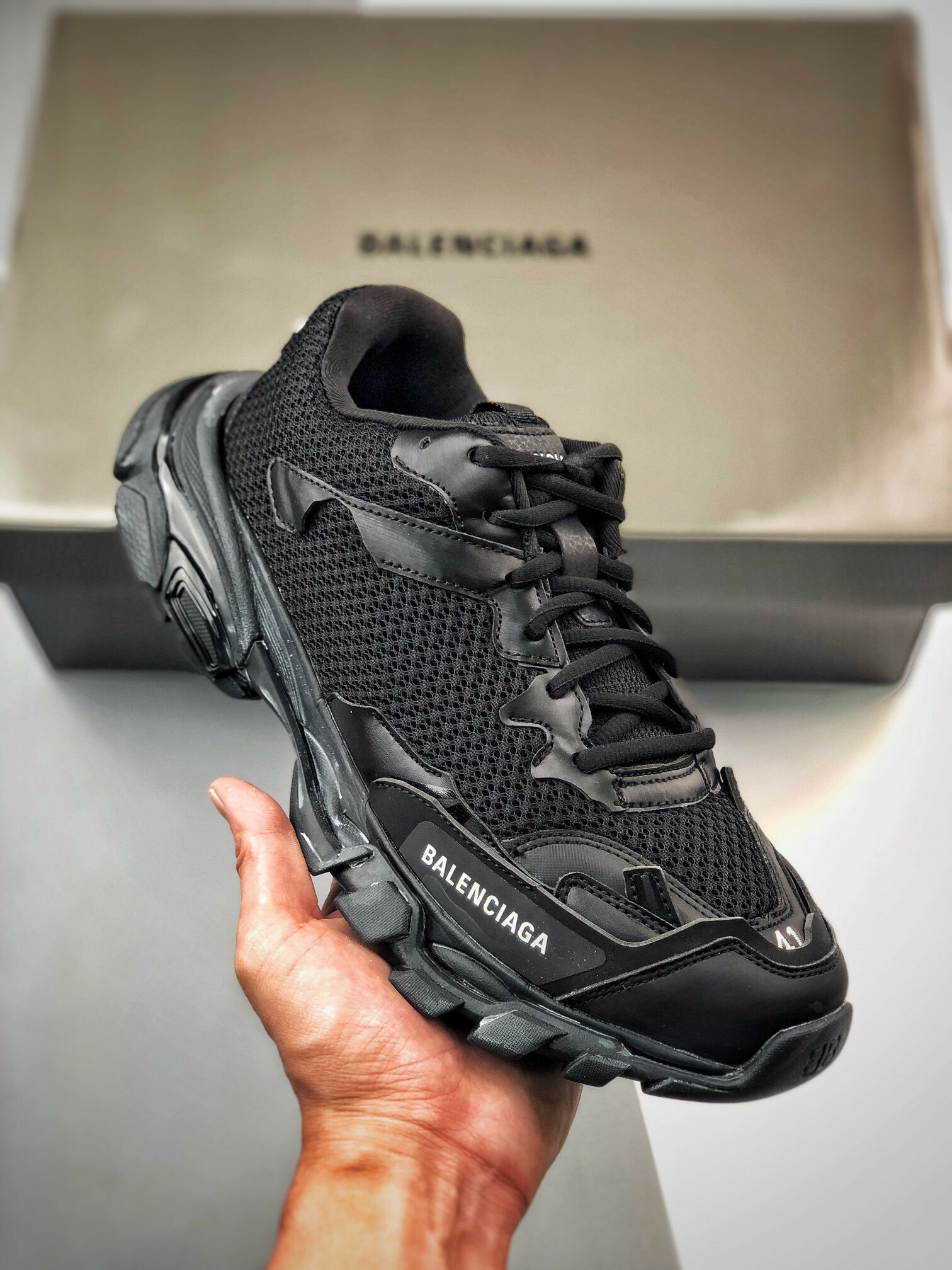 Balenciaga Black Track.3 Men's Size 6 - 12 US