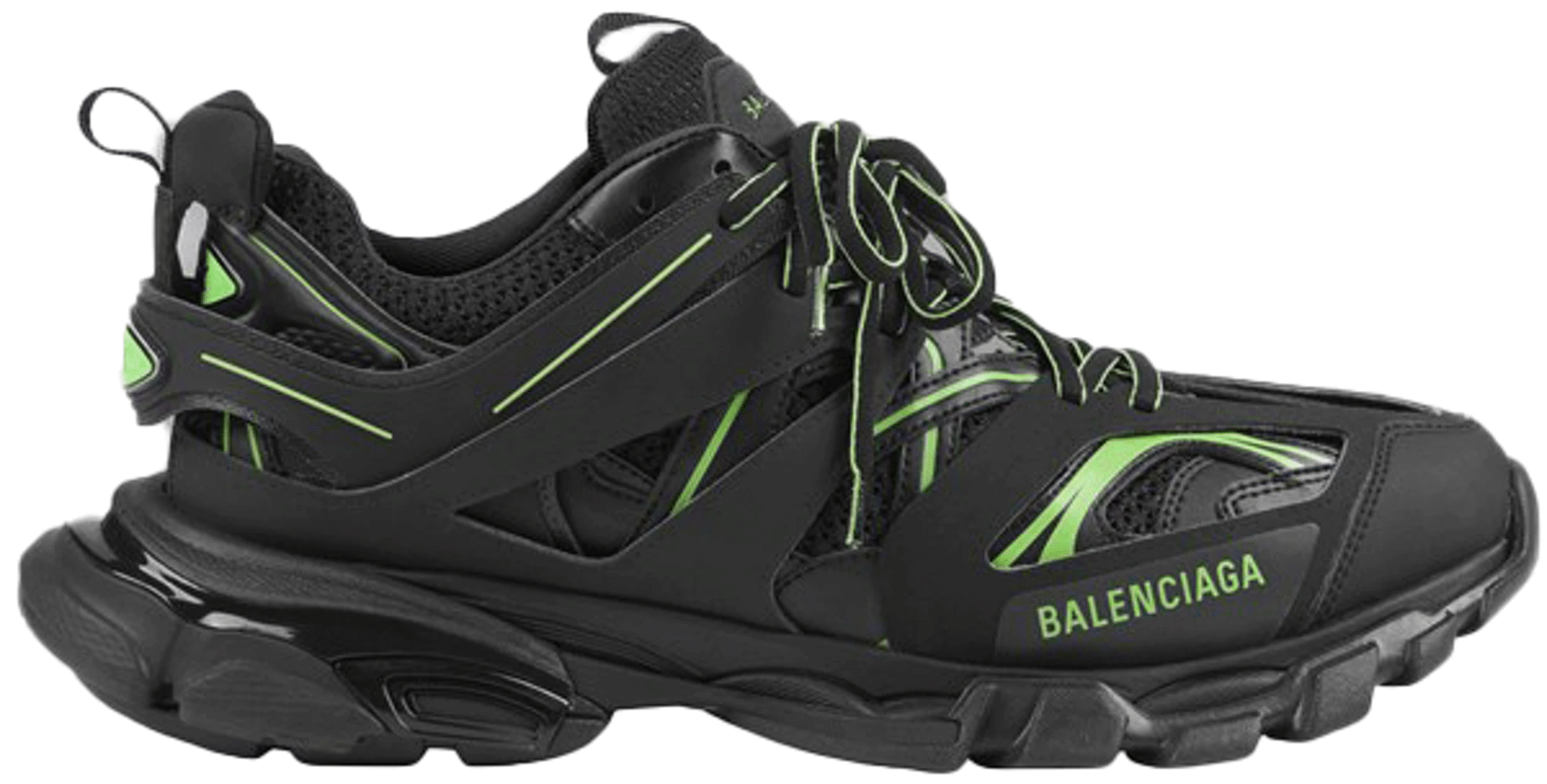 Balenciaga Track Black Green Shoes (M)