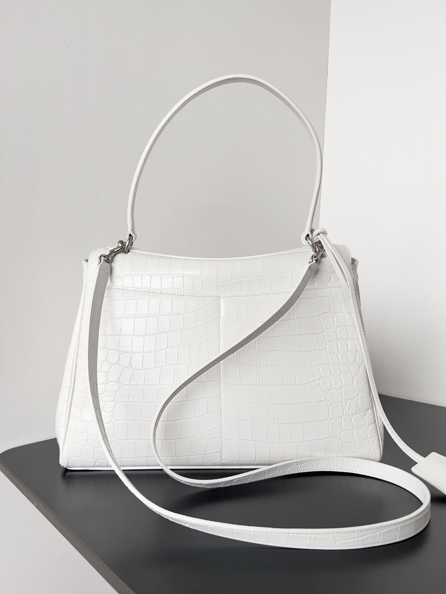 Balenciaga Women's Rodeo Handbag Mini With Charms in white  | Balenciaga US