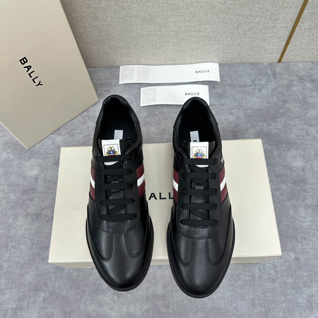 Bally Rebby Calfskin Shoes 'Red Black' 6306538 -