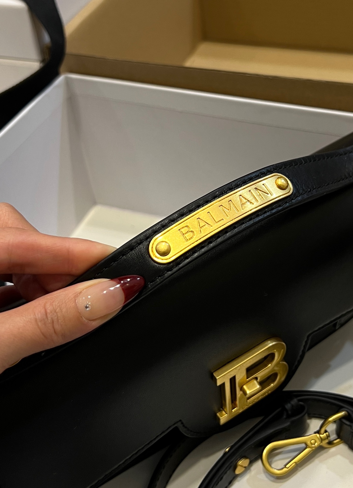 Balmain Black B-Buzz 24 Bag Balmain BALMAIN  0189