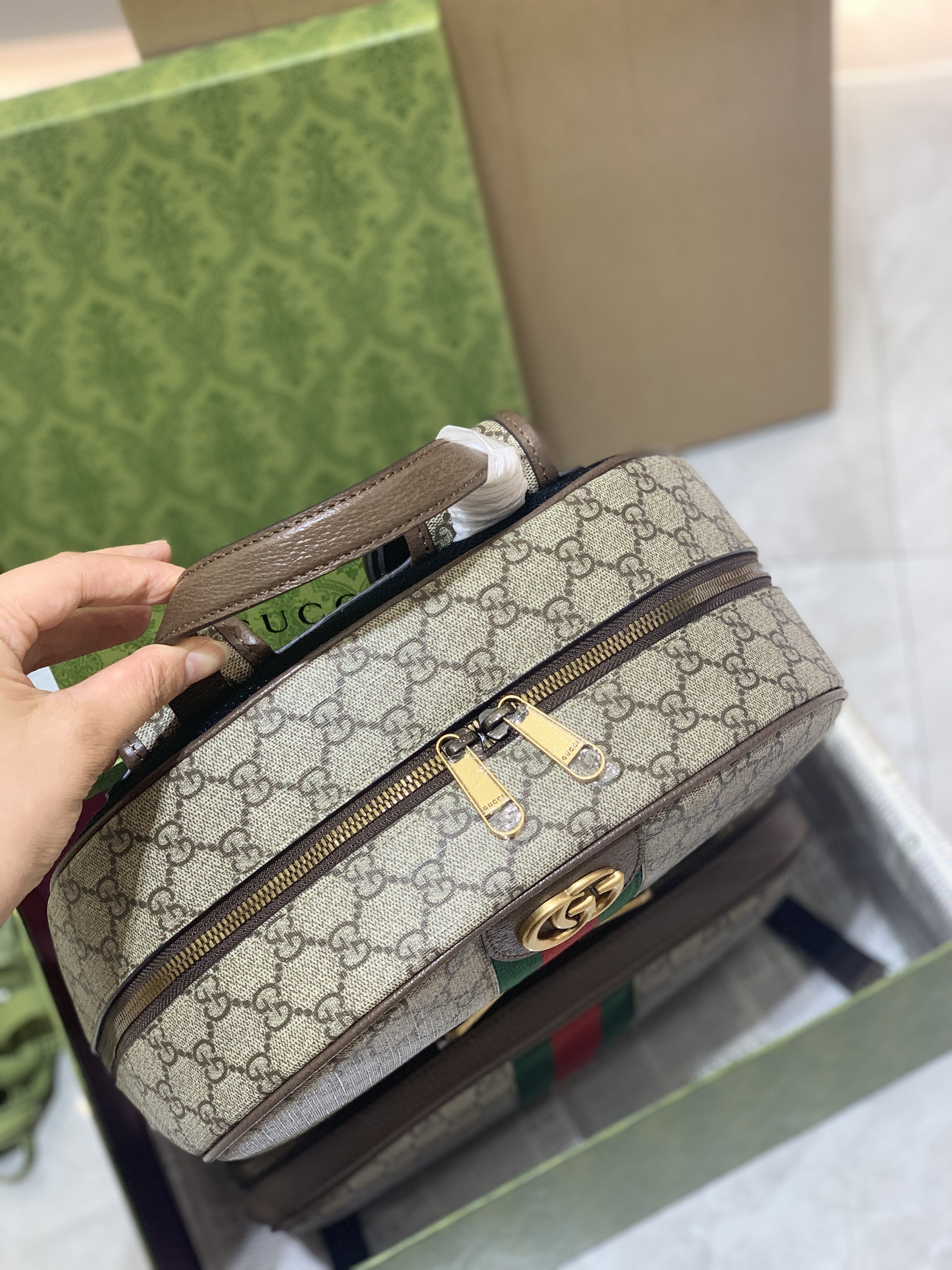 Balo Gucci Ophidia Gg Backpack ‘Beige’