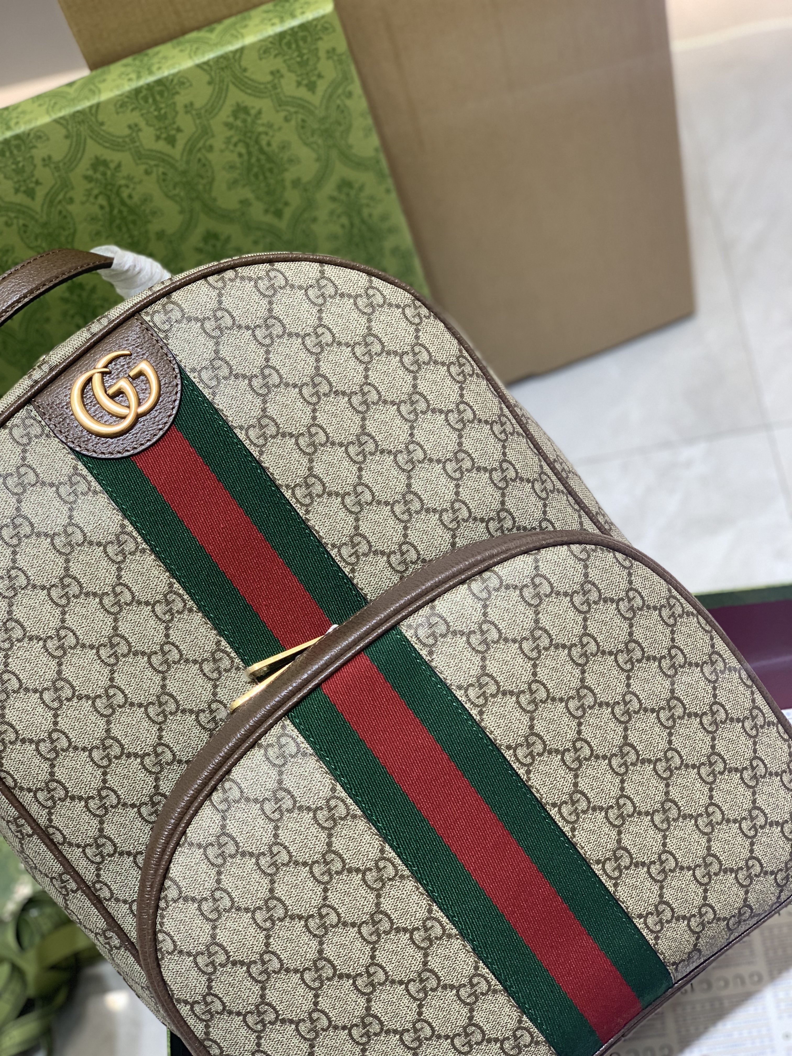 Balo Gucci Ophidia Gg Backpack ‘Beige’