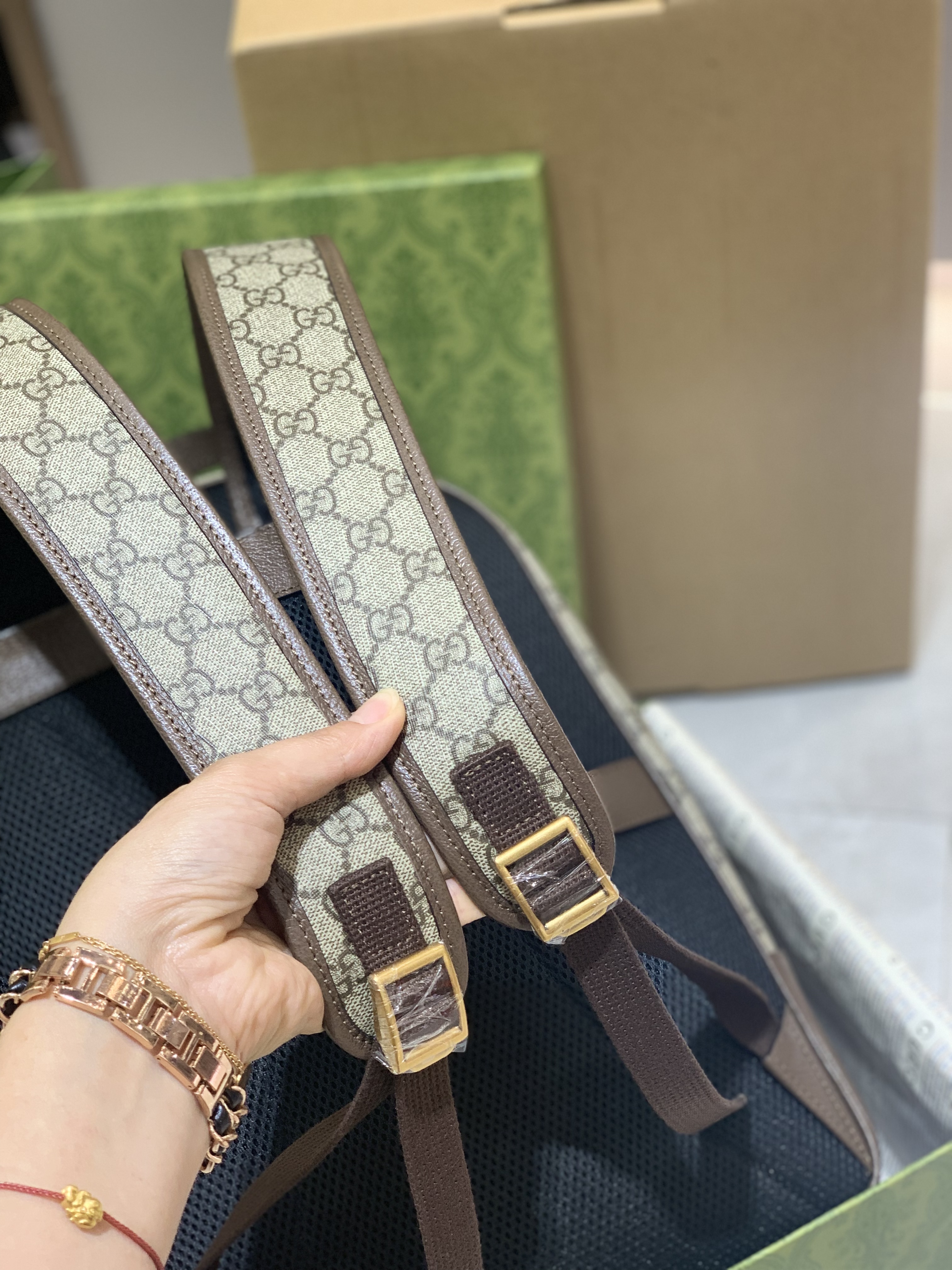 Balo Gucci Ophidia Gg Backpack ‘Beige’