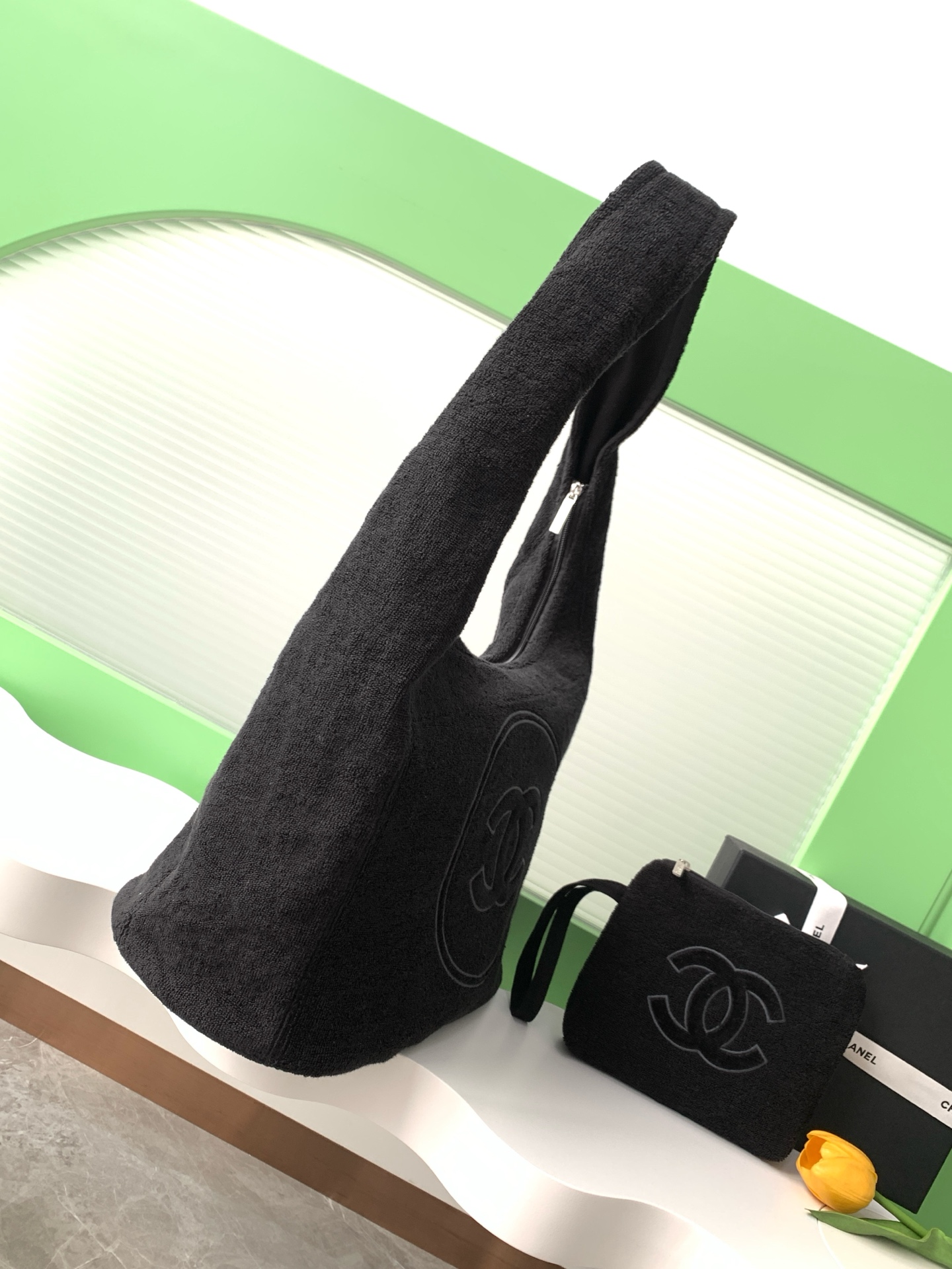 Beachwear set - Cotton, black — Fashion