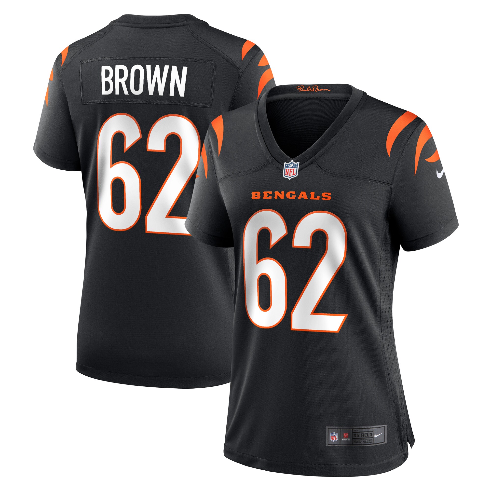 Ben Brown Cincinnati Bengals Nike Women's Game Player Jersey - Black