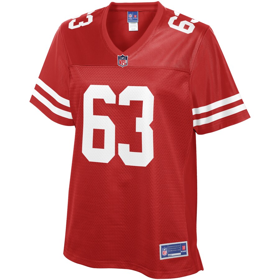 Ben Garland San Francisco  NFL Pro Line Women's Player Jersey - Scarlet