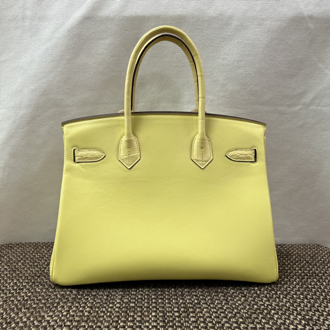 Birkin 25CM Touch Bordeaux Chever / Crocodile Leather Gold Hardware French Handmade