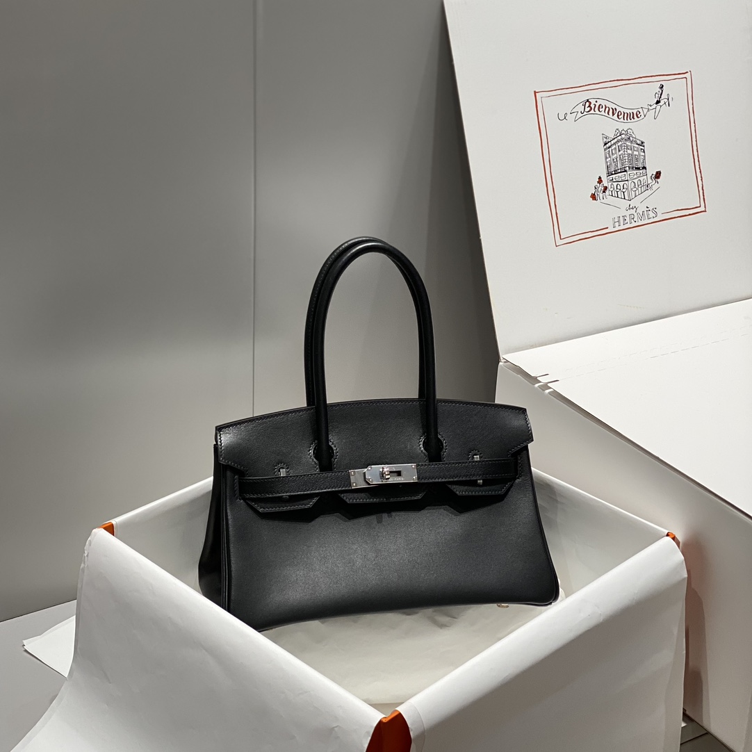 Birkin Hermes Black Handbag Size 29CM