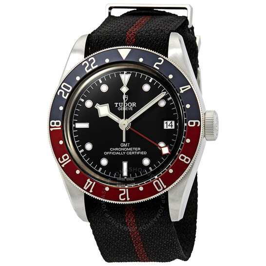 Black Bay Automatic Black Dial Pepsi Bezel Men's Watch