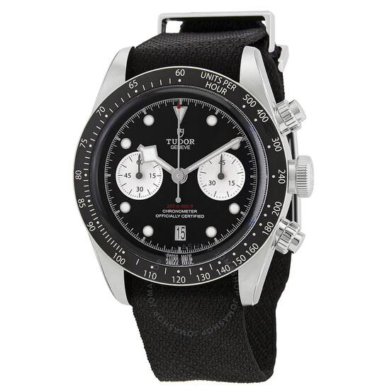 Black Bay Chrono Chronograph Automatic Chronometer Black Dial Men's Watch
