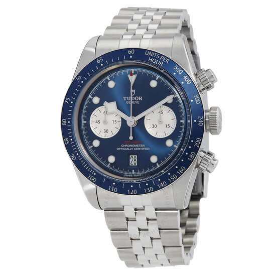 Black Bay Chrono Chronograph Blue Dial Men's Watch