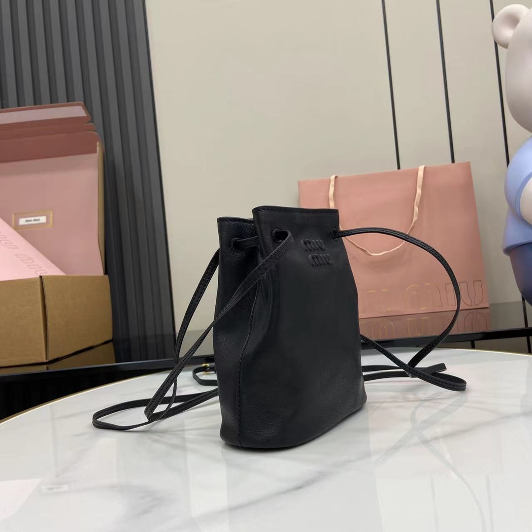 Black Nappa Leather Mini-bag | Miu Miu