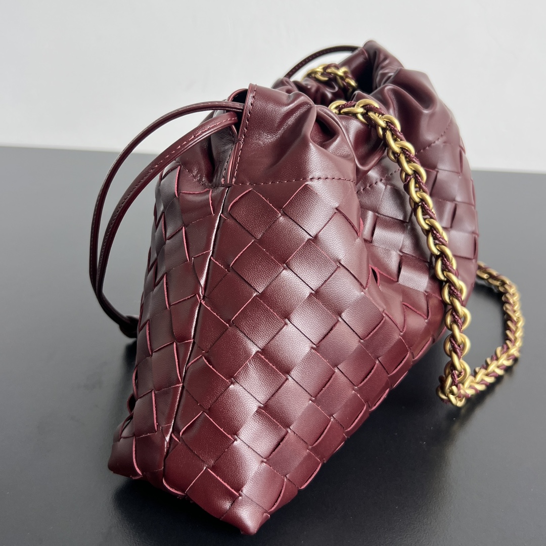 Bottega Veneta® Women's Small Liberta in Madder