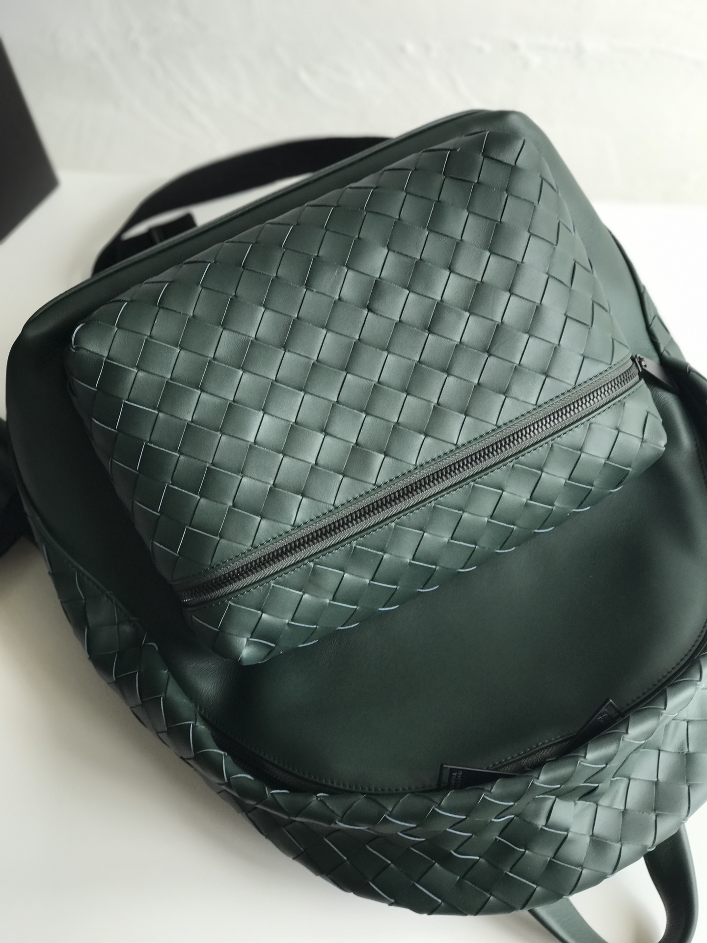 Bottega Veneta Intrecciato Green Leather
