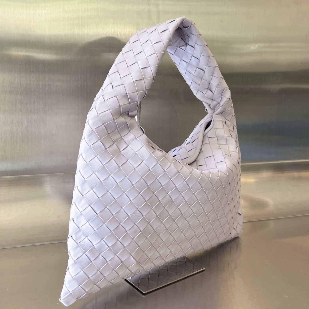 Bottega Veneta Small Hop Bag in Lunar & Muse Brass