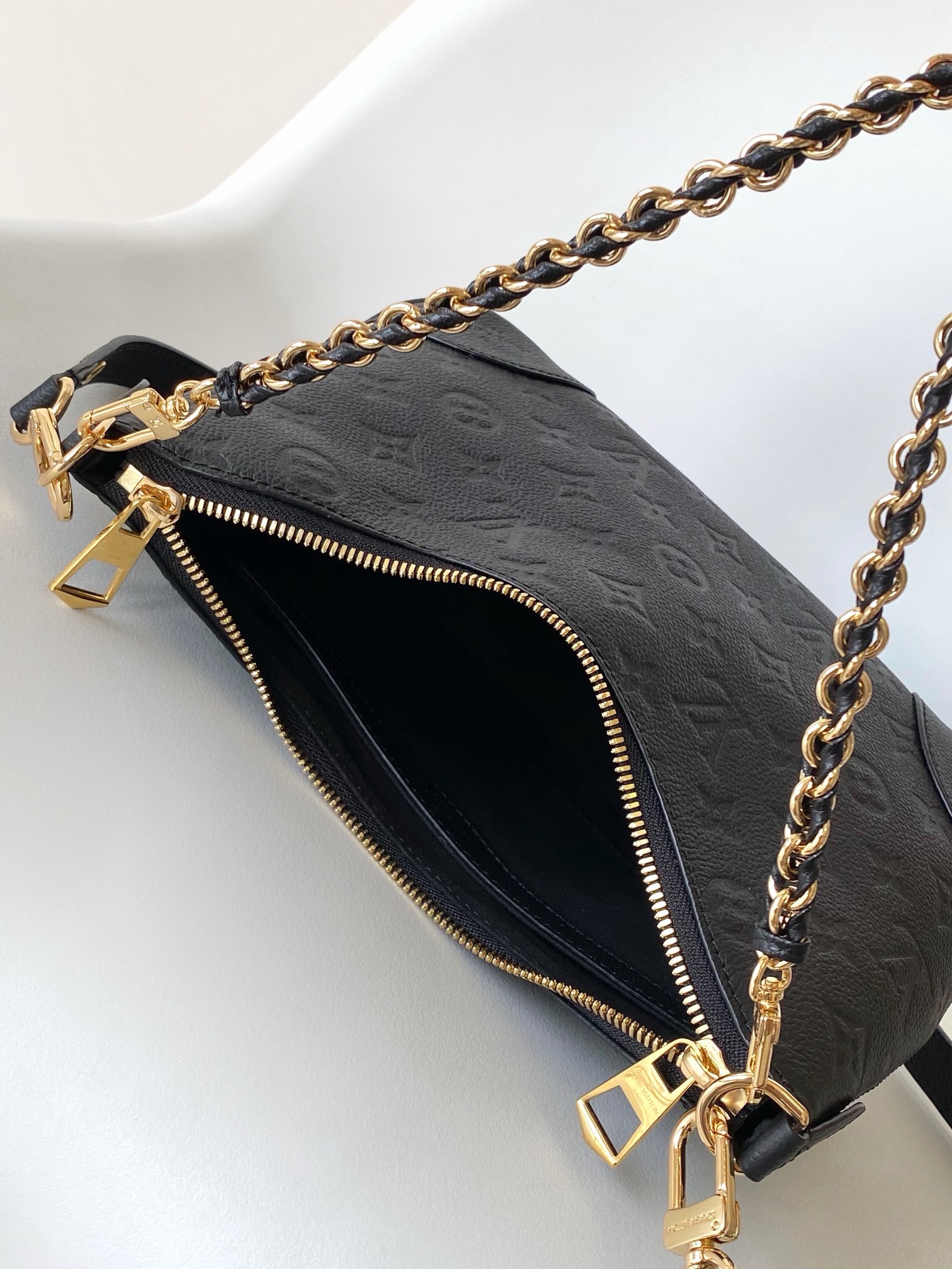 Boulogne PM Monogram Empreinte Bag Black – Bags | LOUIS VUITTON