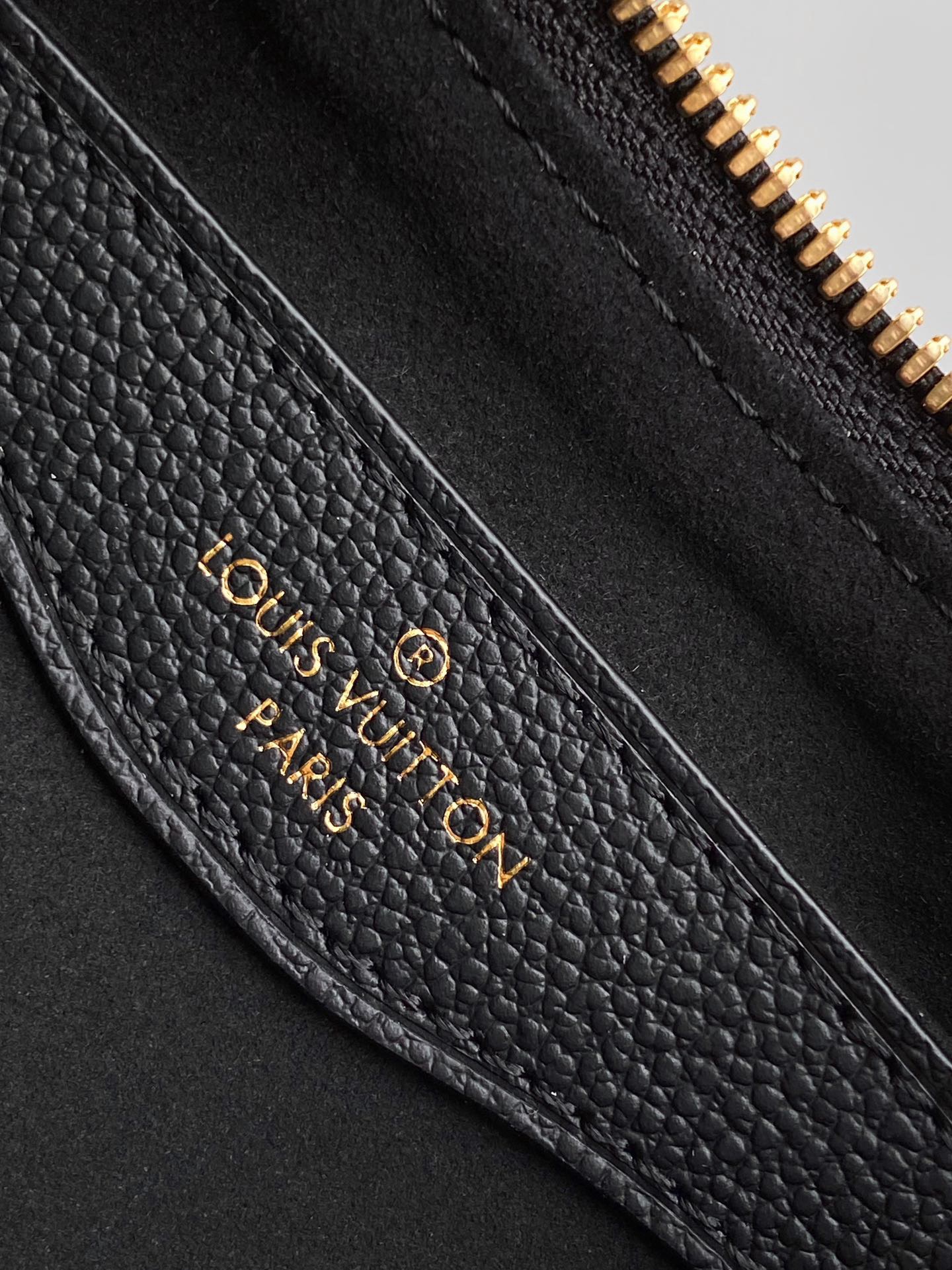 Boulogne PM Monogram Empreinte Bag Black – Bags | LOUIS VUITTON