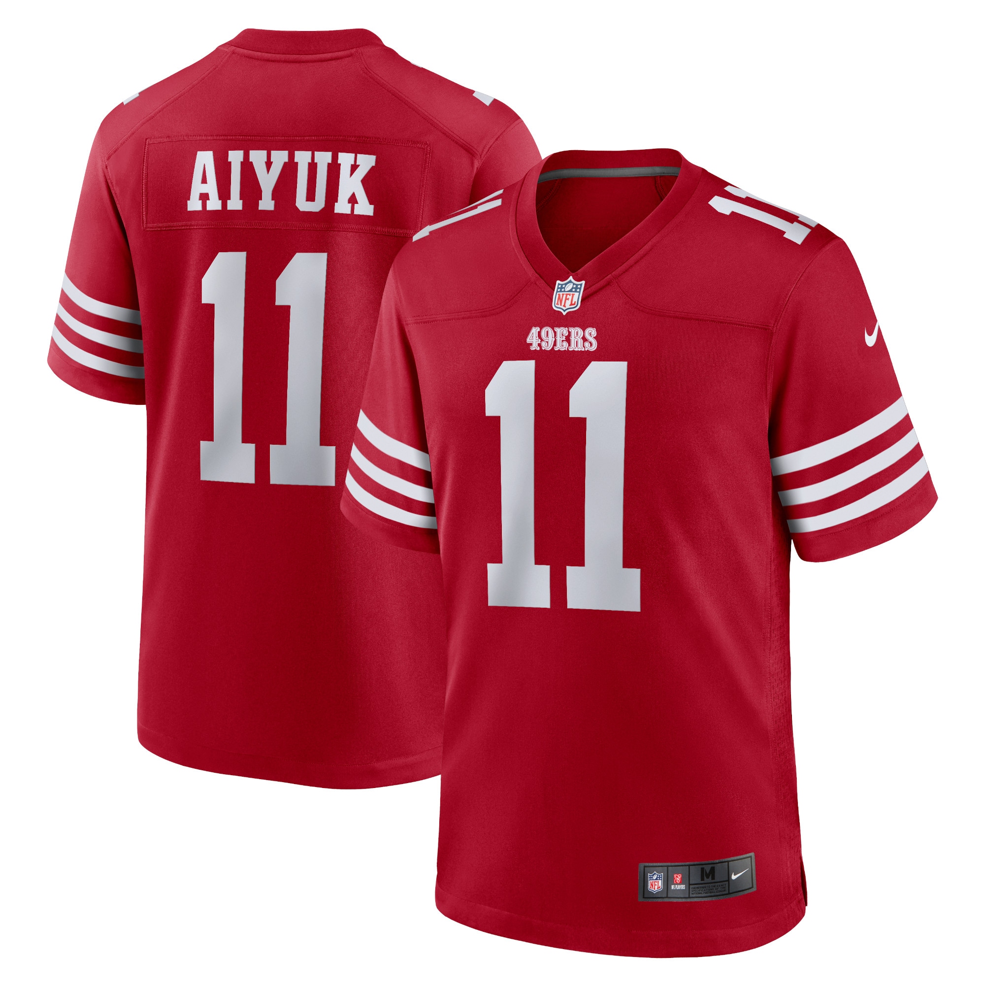 Brandon Aiyuk San Francisco  Nike Team Player Game Jersey - Scarlet