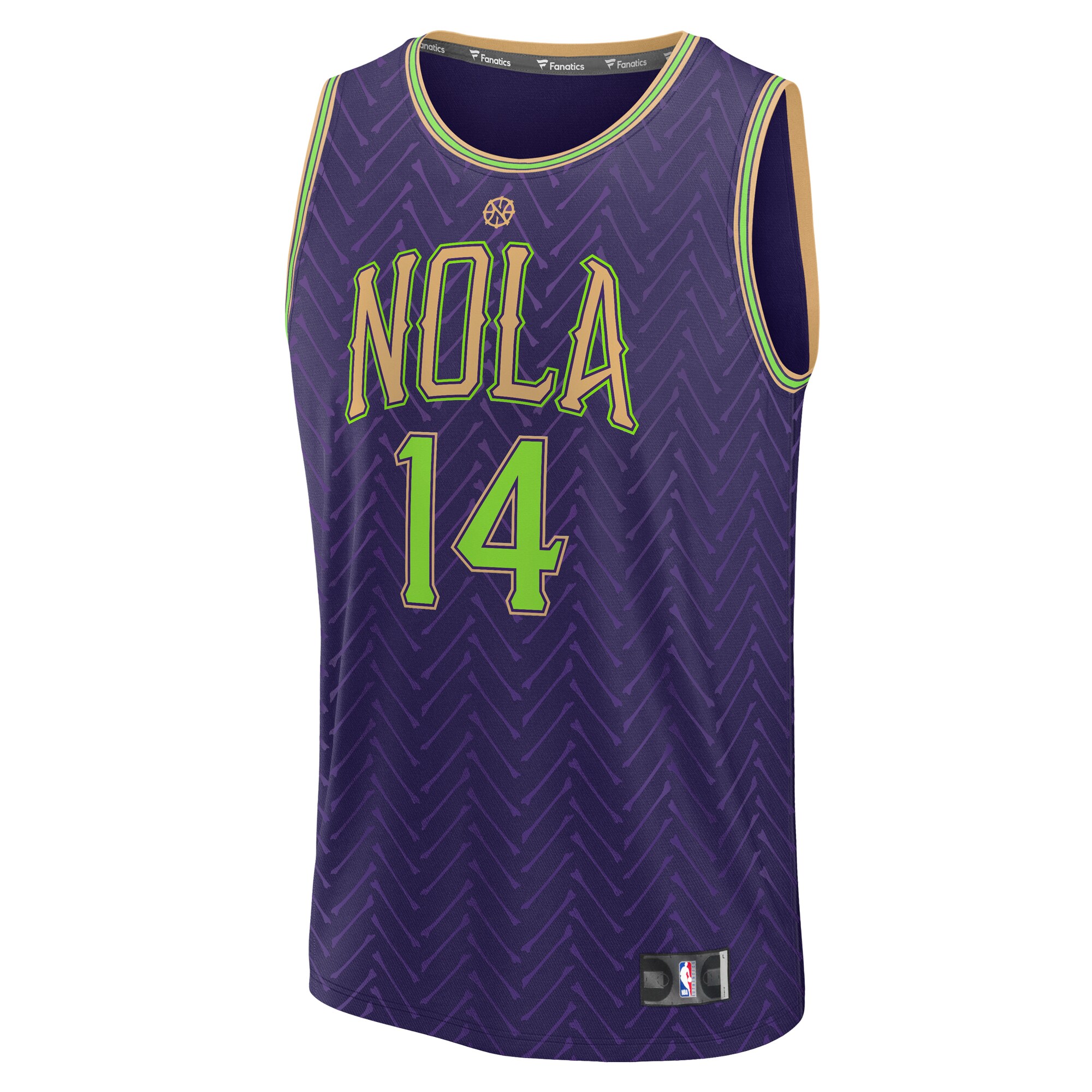 Brandon Ingram New Orleans Pelicans Fanatics 2024/25 Fast Break Player Jersey - City Edition - Purple