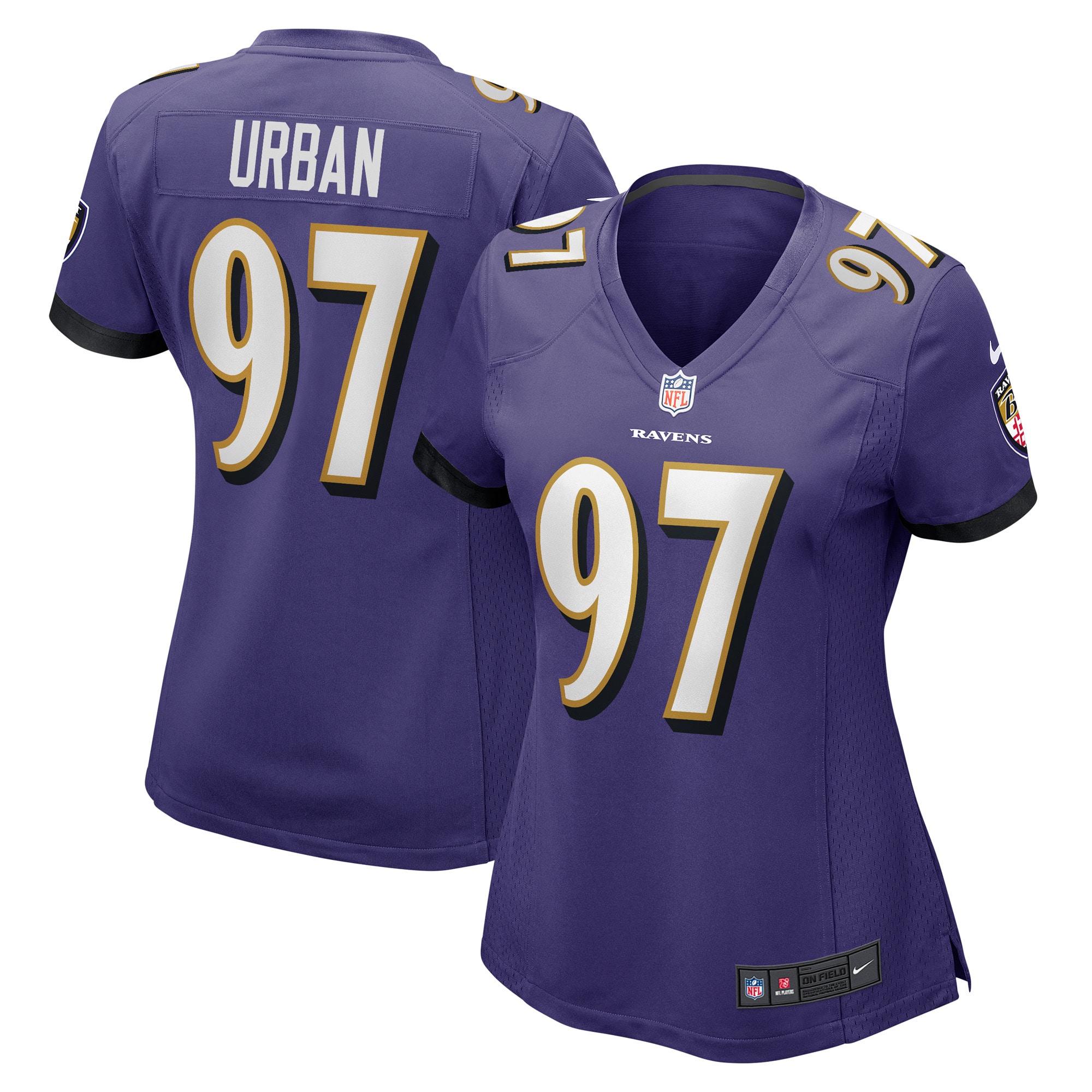 Brent Urban Baltimore Ravens Nike Women's Game Player Jersey - Purple