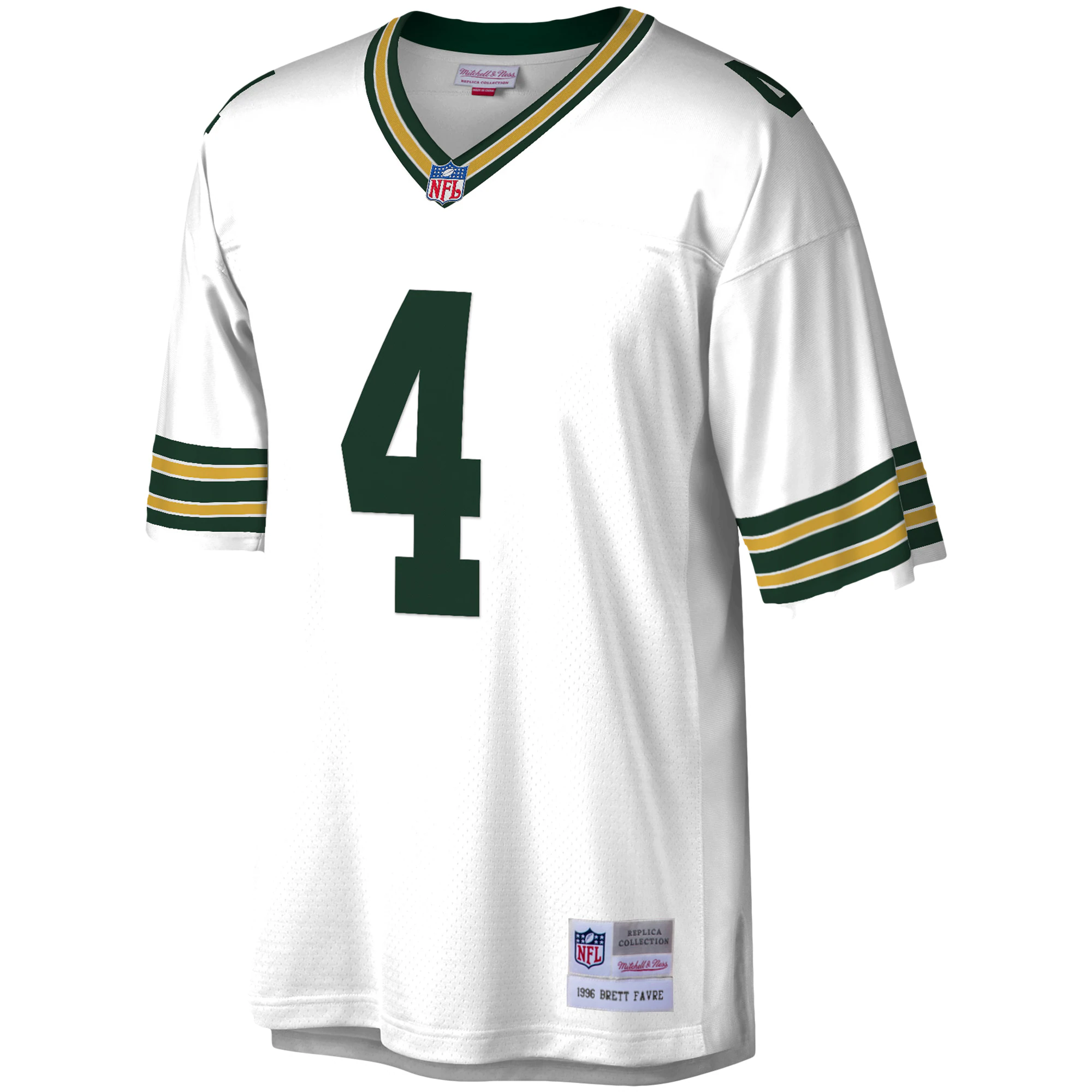 Brett Favre Green Bay Packers Mitchell & Ness 1996 Legacy Replica Jersey – White