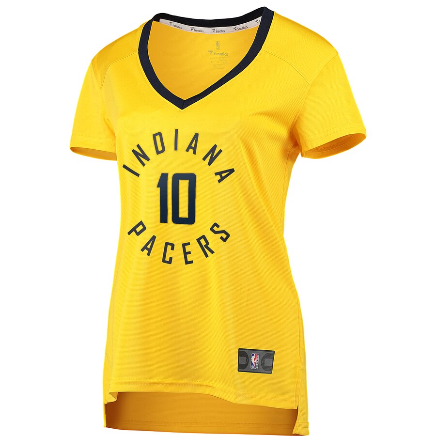 Brian Bowen II Indiana Pacers Fanatics Branded Women's Fast Break Replica Jersey Gold - Statement Edition
