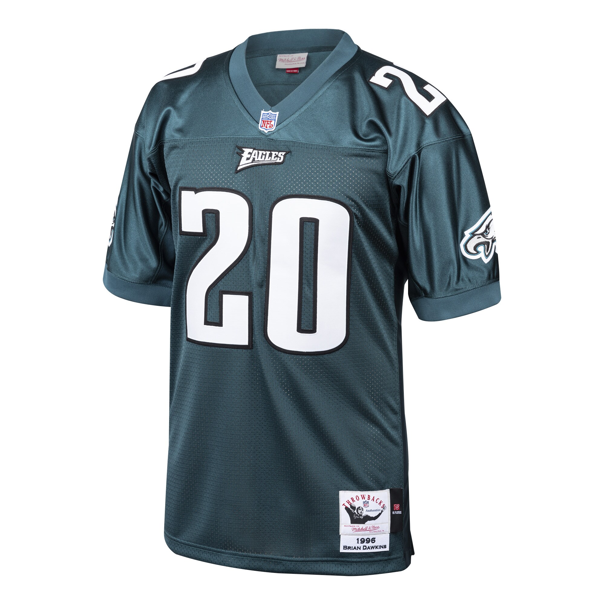 Brian Dawkins Philadelphia Eagles 1996 Mitchell & Ness Authentic Throwback Retired Player Jersey - Green