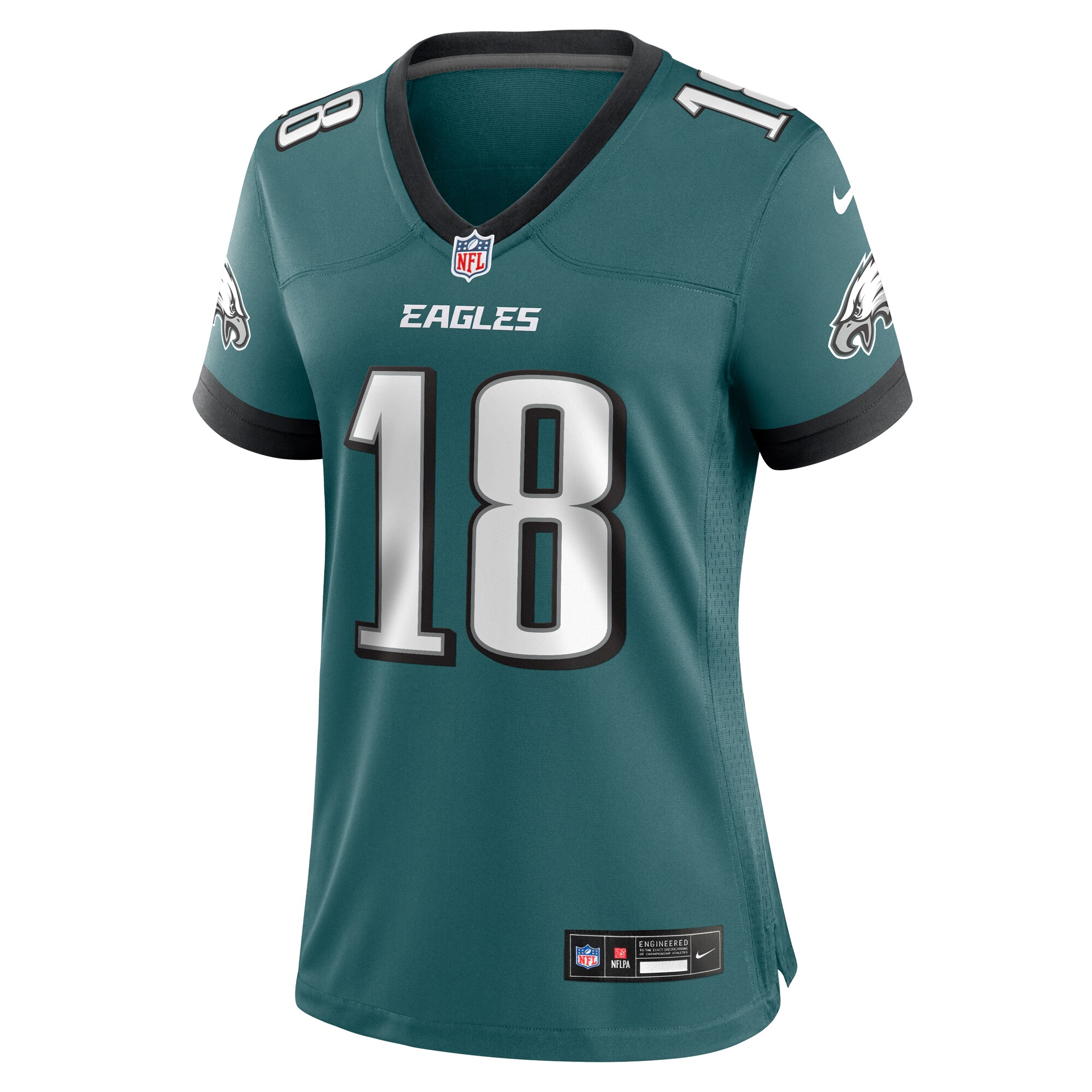 Britain Covey Philadelphia Eagles Nike Women's Team Game Jersey - Midnight Green