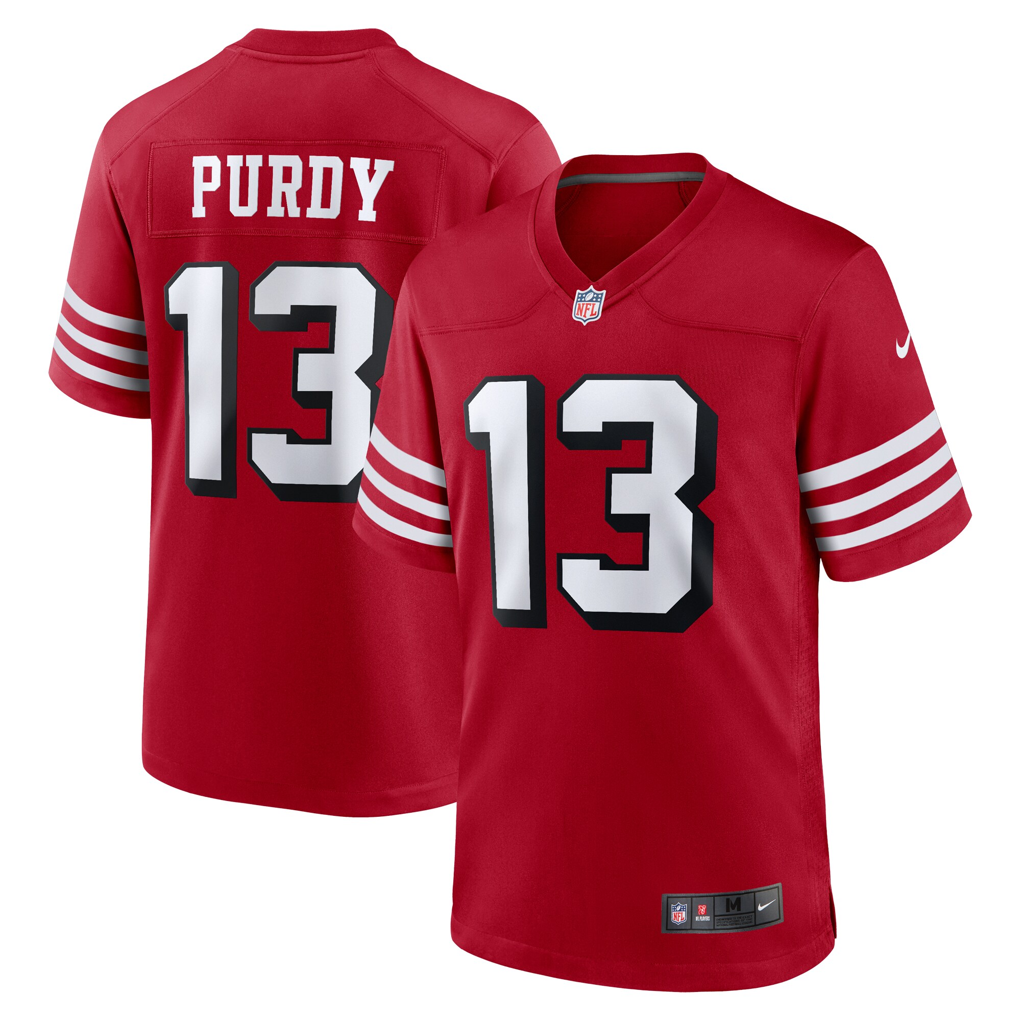 Brock Purdy San Francisco  Nike Alternate Game Player Jersey - Scarlet