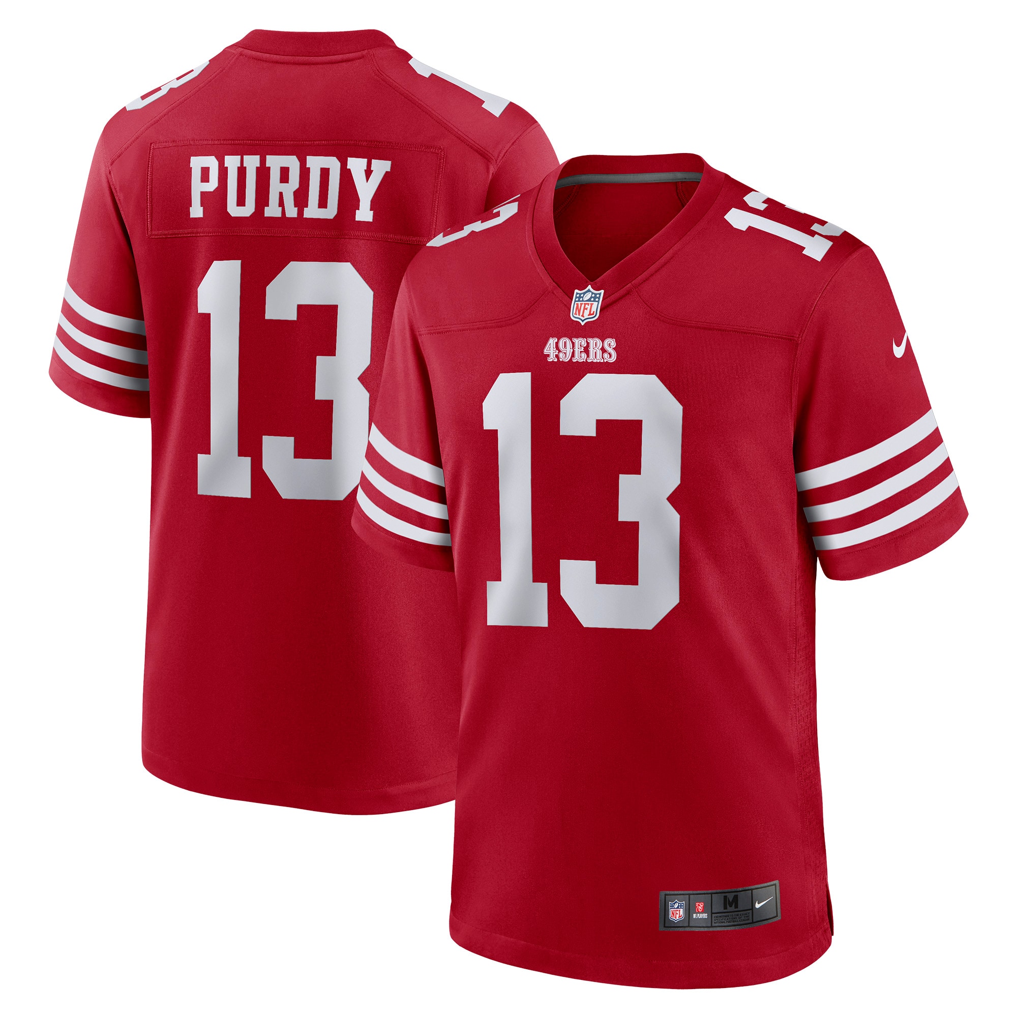 Brock Purdy San Francisco  Nike Game Player Jersey - Scarlet