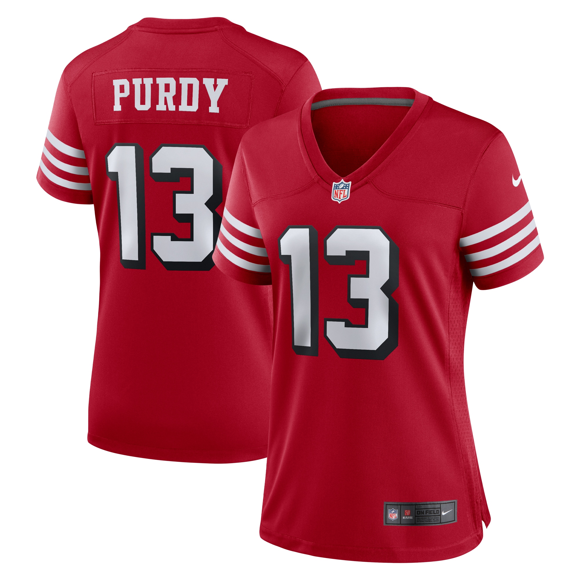 Brock Purdy San Francisco  Nike Women's Alternate Game Player Jersey - Scarlet