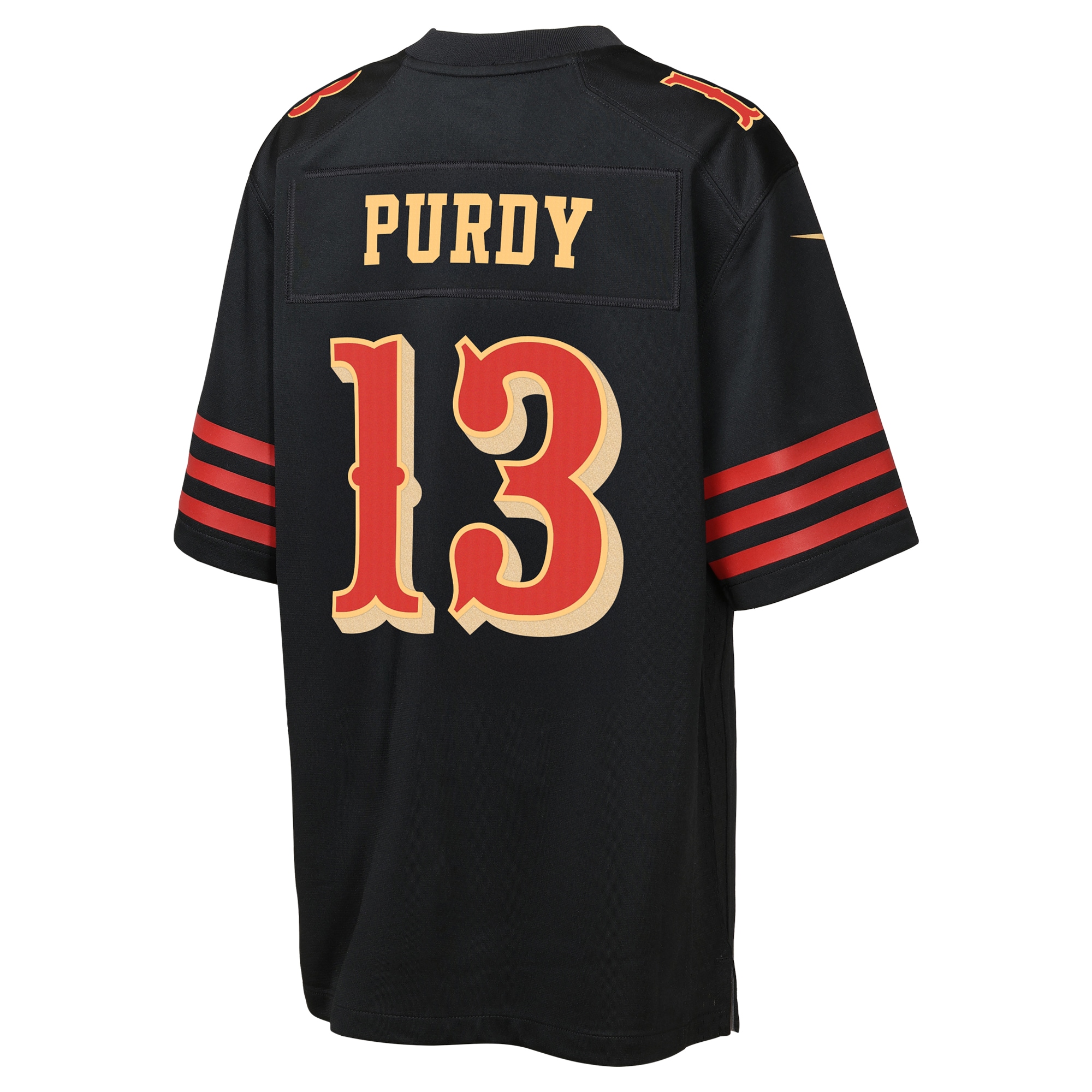 Brock Purdy San Francisco 49ers Nike Youth 2025 Rivalries Collection Game Jersey – Black