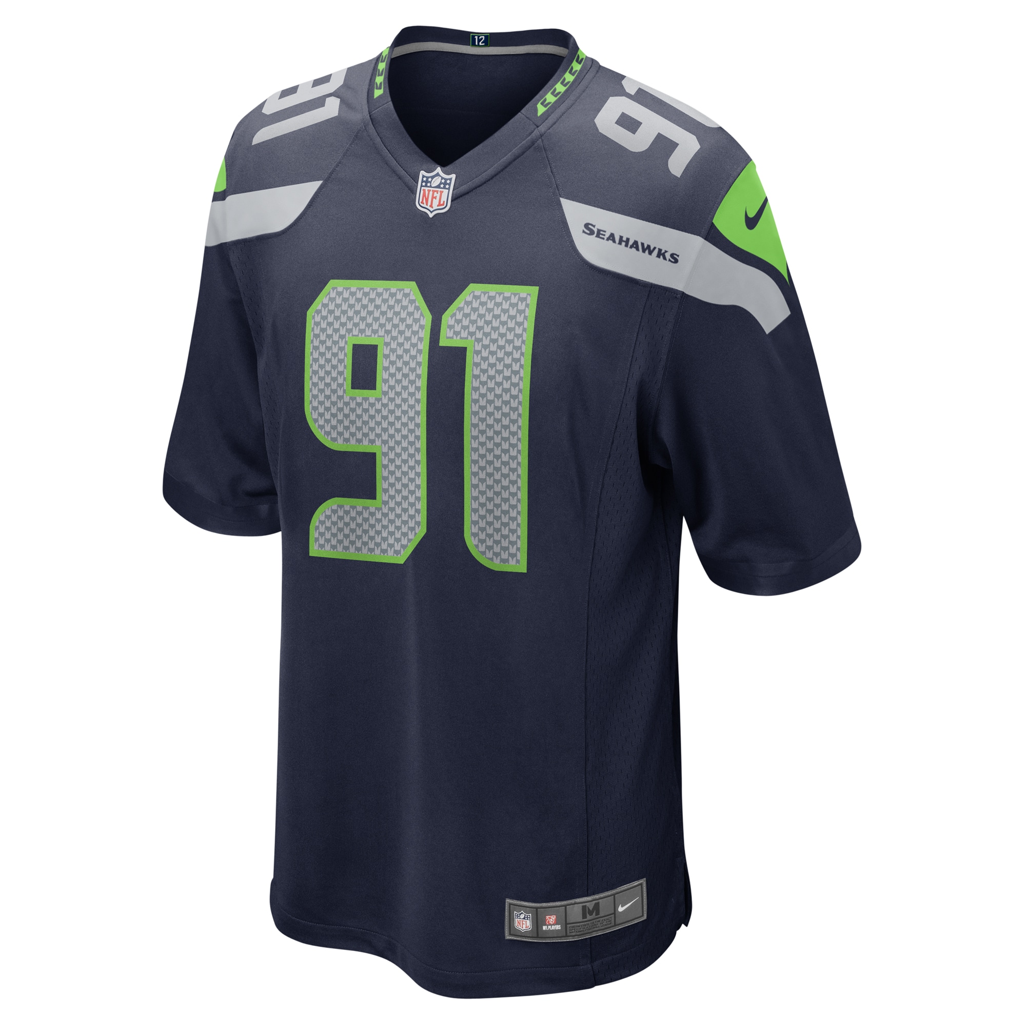 Bryan Mone Seattle Seahawks Nike  Game Jersey - College Navy