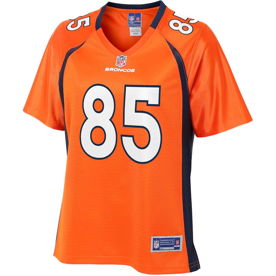 Bug Howard Denver Broncos NFL Pro Line Women's Team Player Jersey - Orange