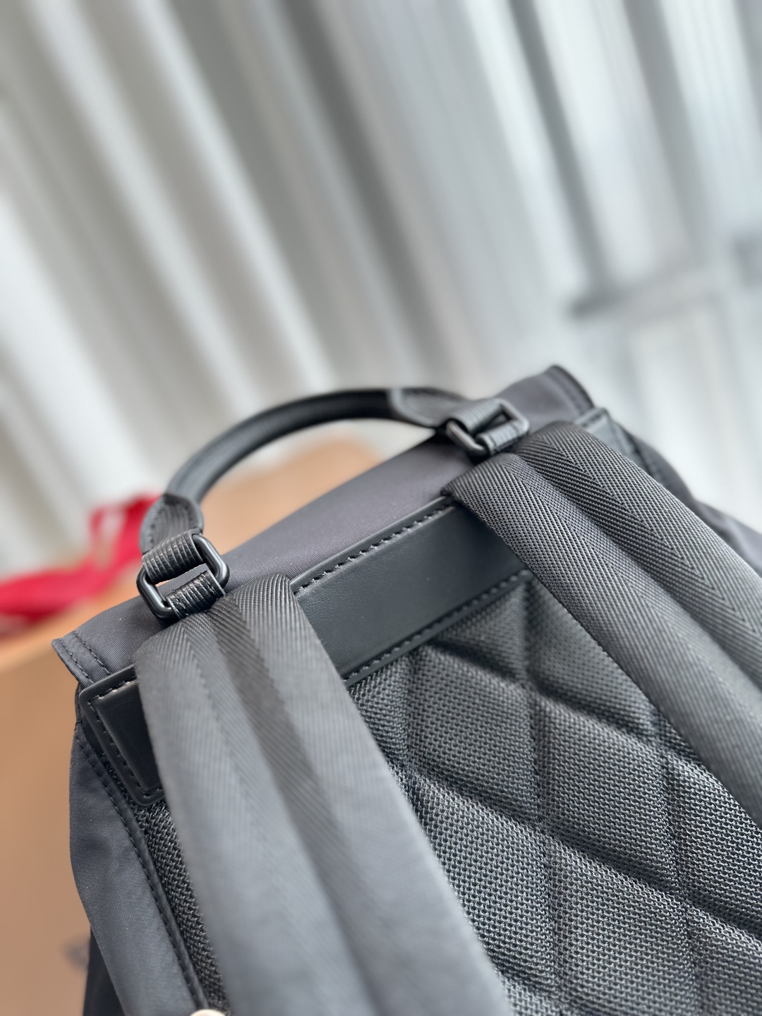 Burberry Black Large Leather Rucksack Burberry BURBERRY  00949