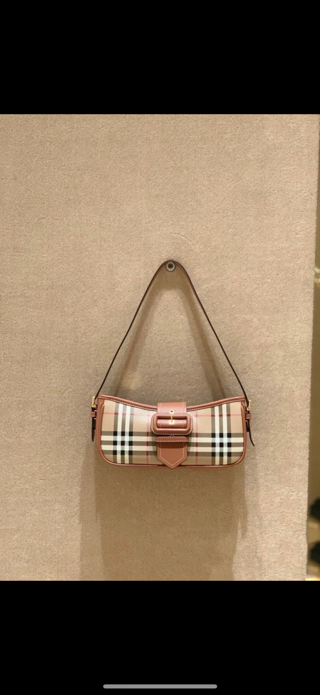 Burberry Briar Coated Canvas Shoulder Bag on SALE