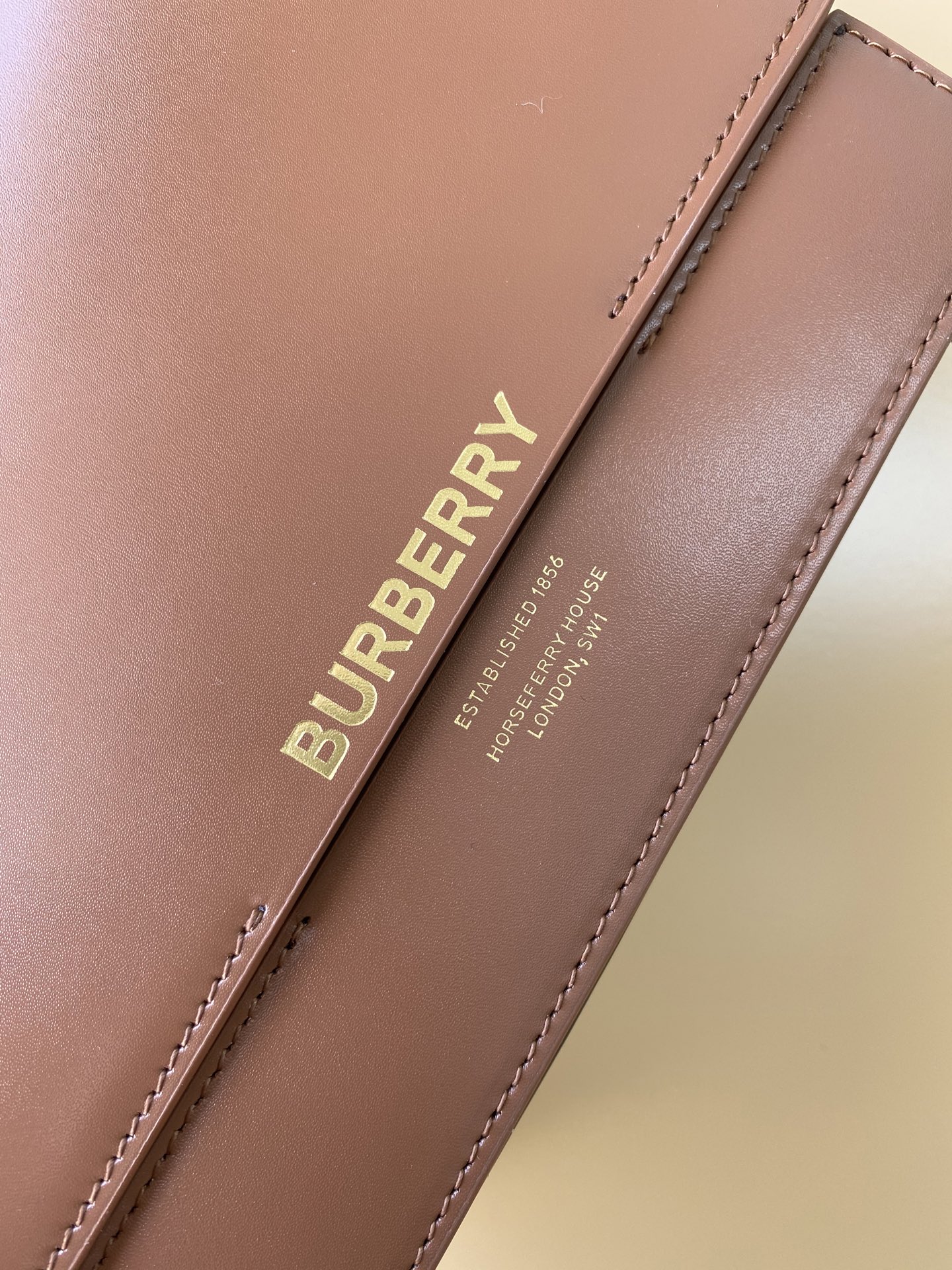 BURBERRY brown GRACE calfskin Leather convertible BURBERRY  01399