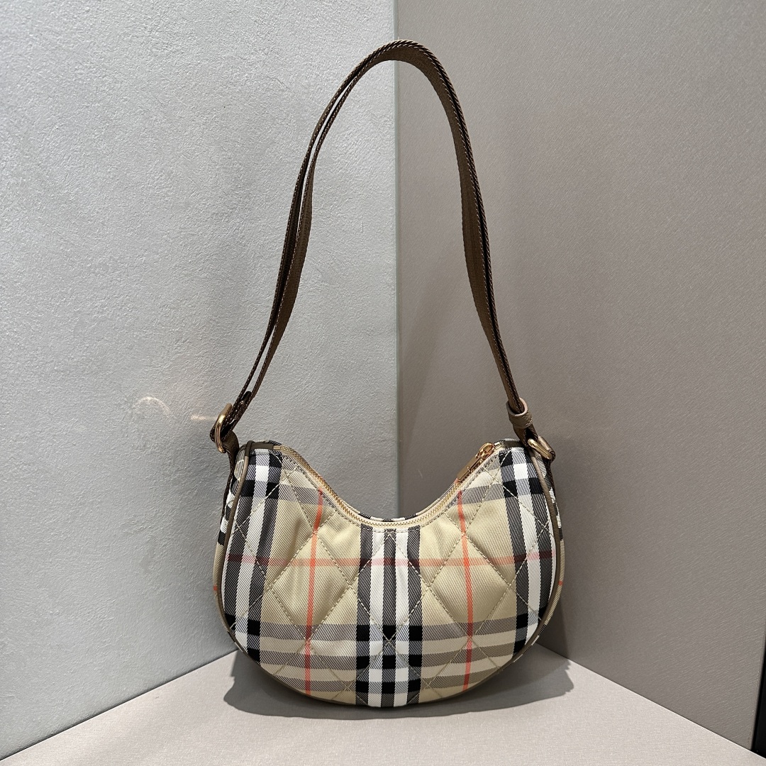 Burberry Burberry Check Fabric Shoulder Bag BURBERRY  03959