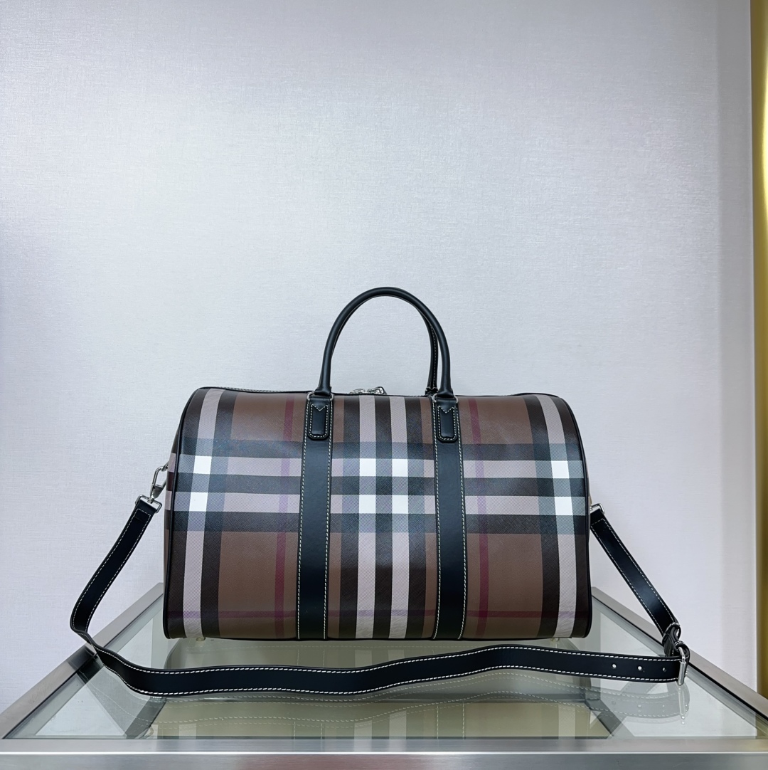 Burberry Burberry Giant Check Bag in Dark Birch Brown |