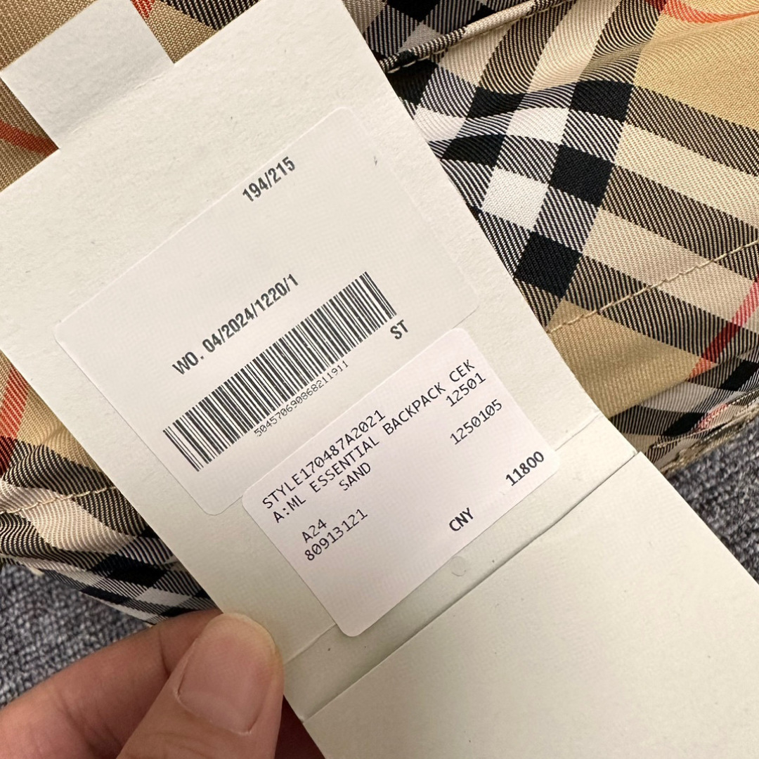 Burberry Canvas Backpack Multiple colors Beige Cloth