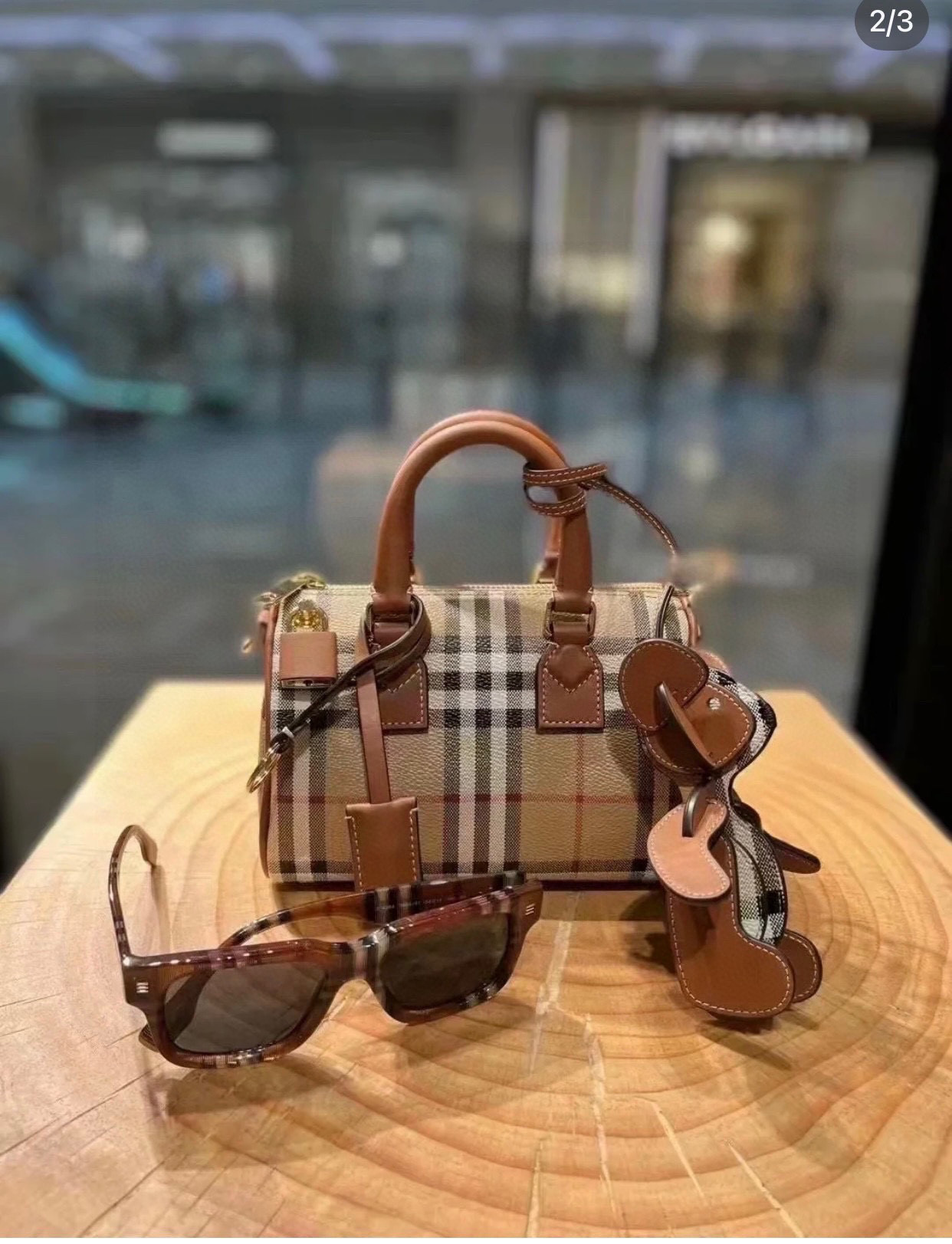 Burberry Check Bowling Mini Bag | Neutrals BURBERRY  04779