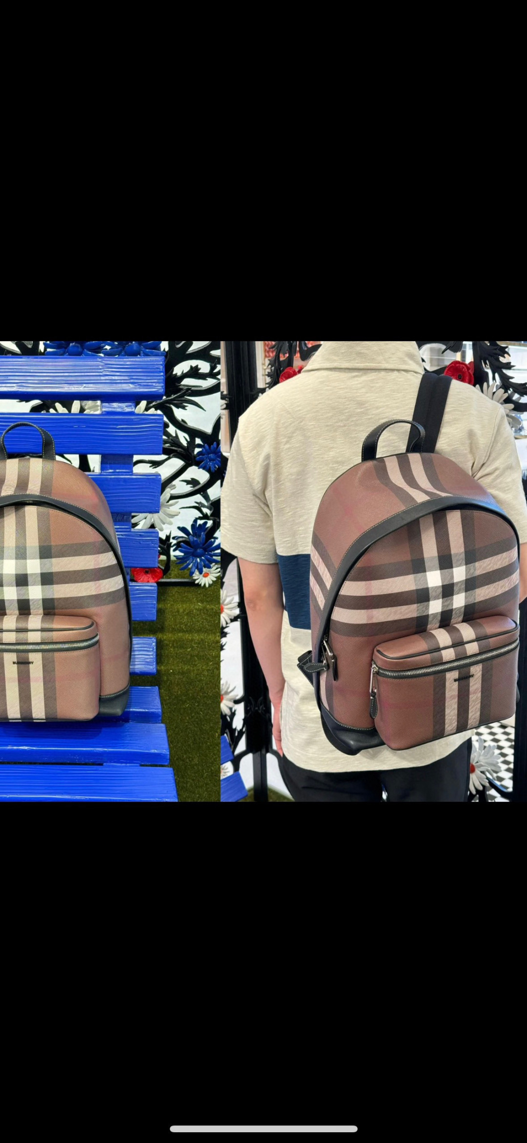 Burberry check-print Backpack | Brown | BURBERRY  01049