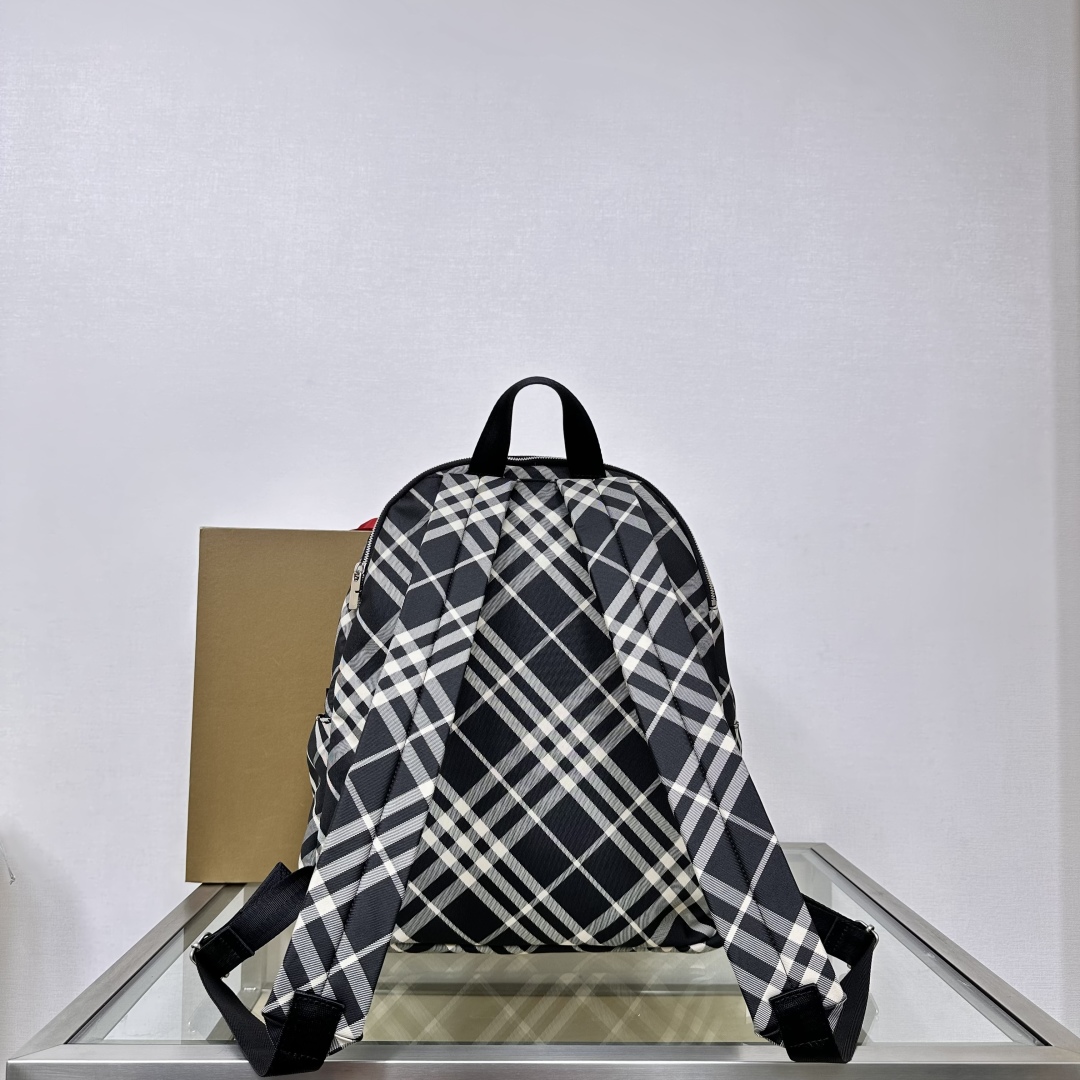 Burberry  EKD Checked Backpack ack