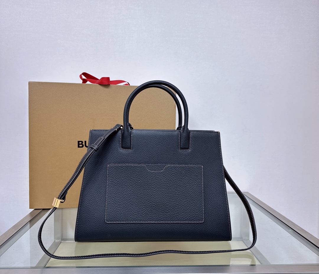Burberry Frances Medium Structured Tote navy Burberry 02349