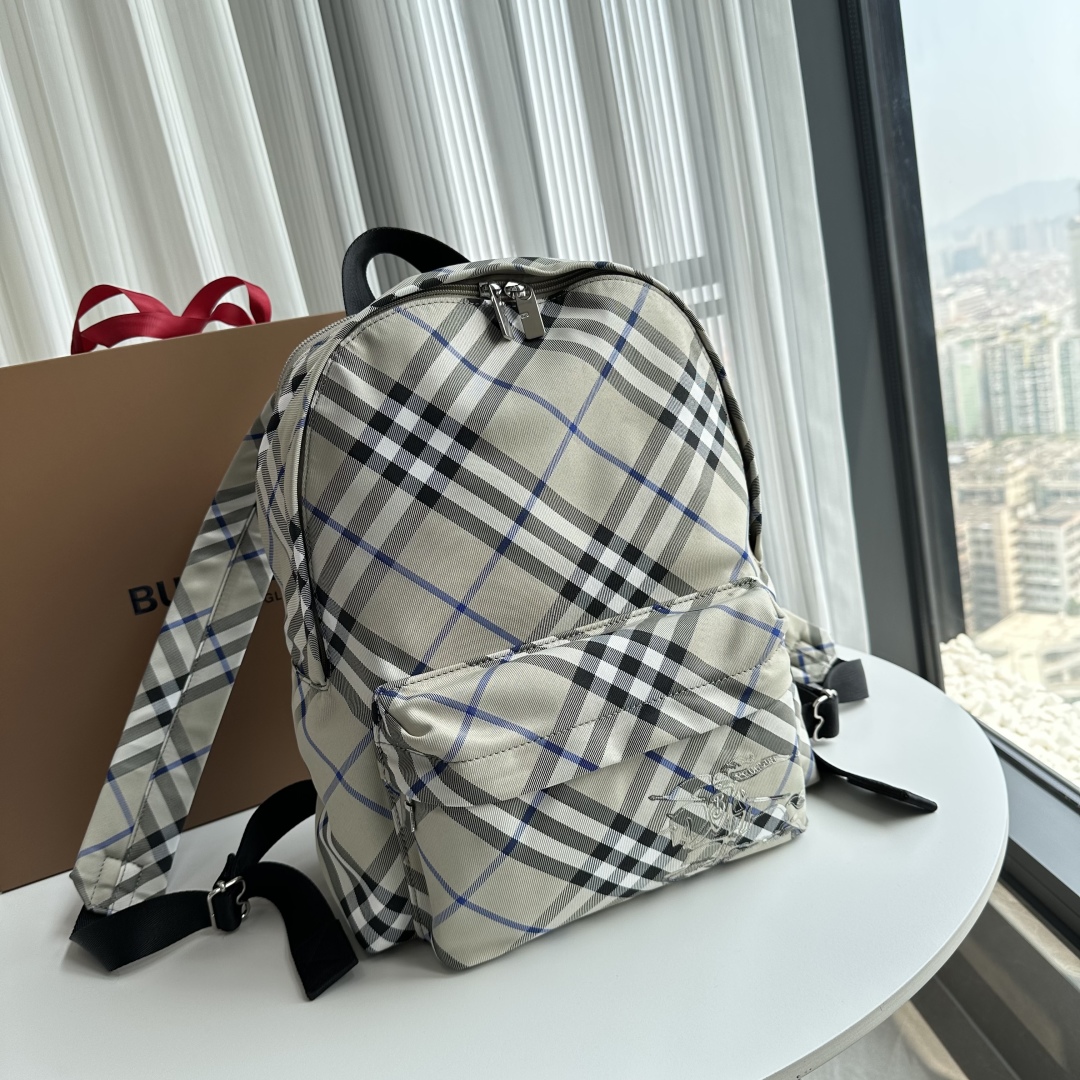 Burberry Green Leopard Jett Backpack Burberry