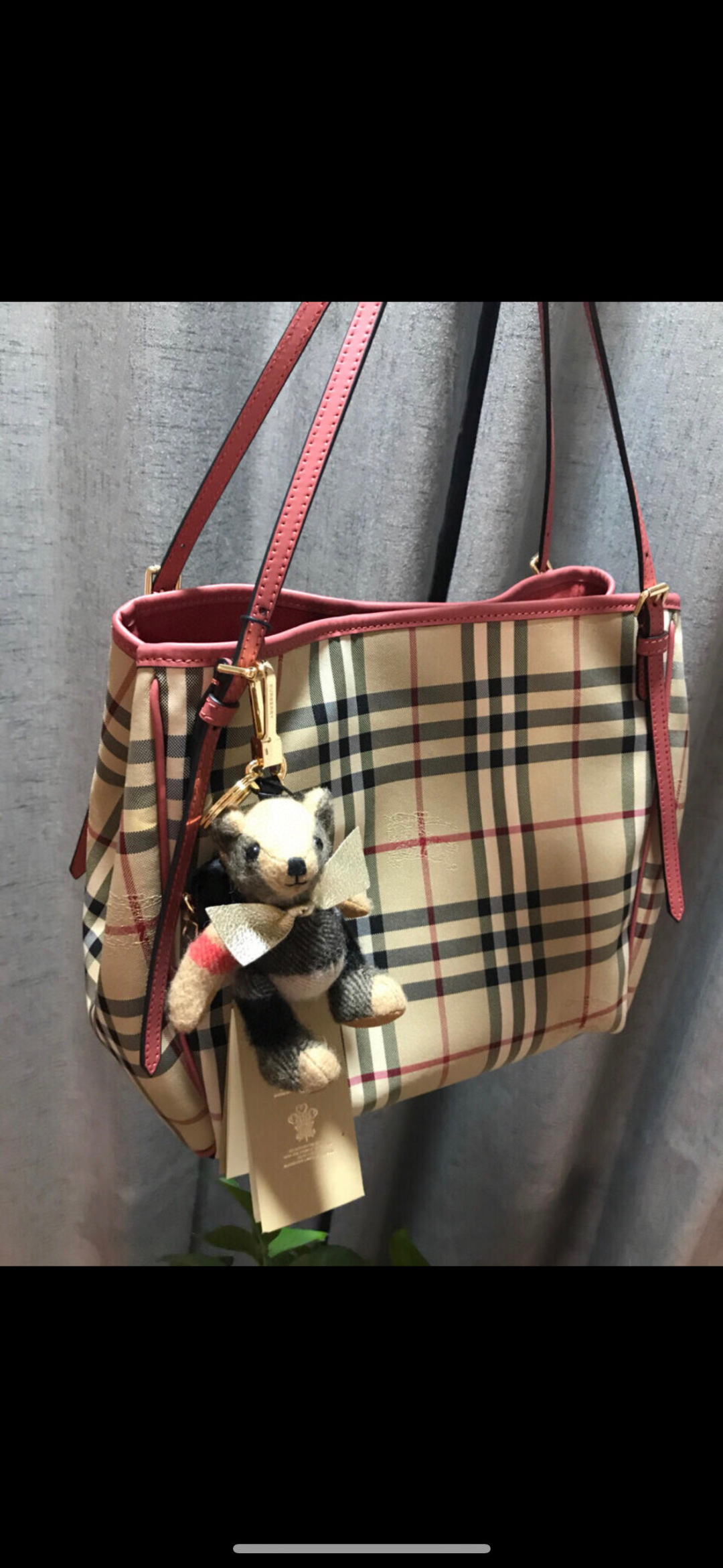Burberry Haymarket Check Canterbury Tote Bag
