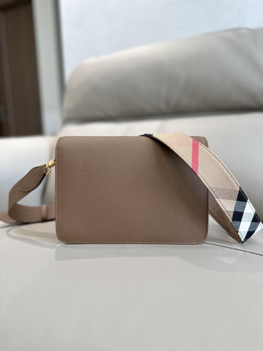 Burberry Leather Crossbody Bag w/ Tags - Brown Crossbody Bags, Handbags - BUR482166