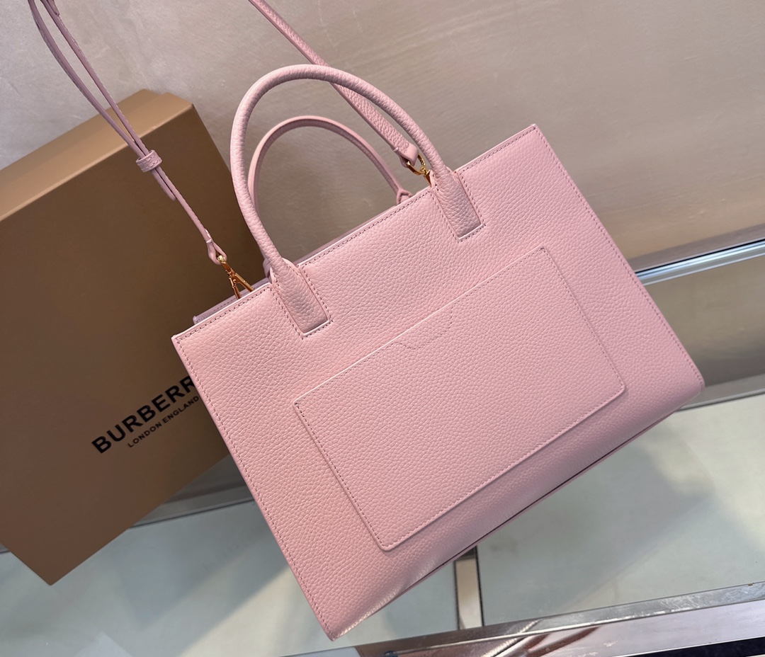 Burberry Leather Frances Tote - Pink Totes, Handbags