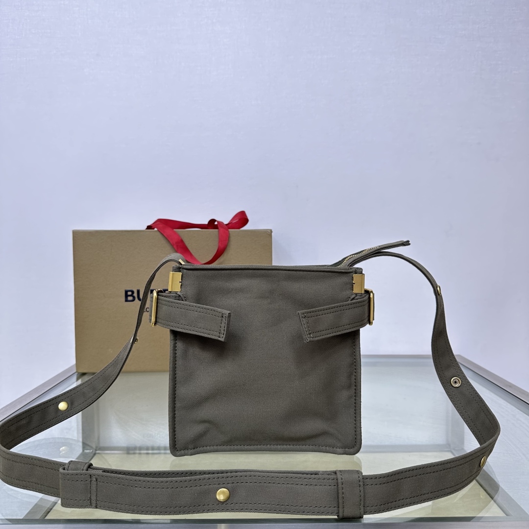 Burberry Logo Embroidered Trench Phone Shoulder Bag  Burberry 01649